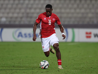 Basil Tuma of Malta plays during the UEFA Nations League, League D, Group D2 soccer match between Malta and Andorra at the National Stadium...