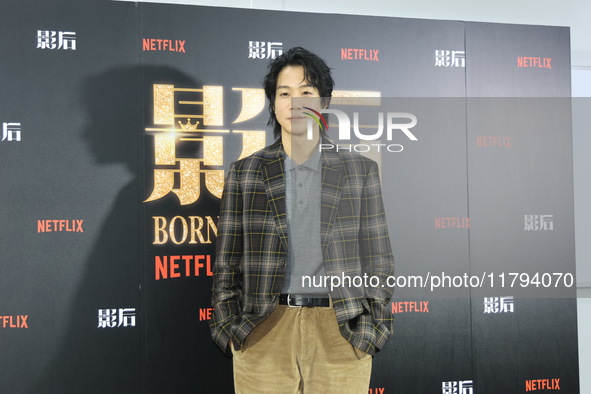 Actor Xue Shiling poses at a promotional event in Taipei, Taiwan province, China, on November 19, 2024. 