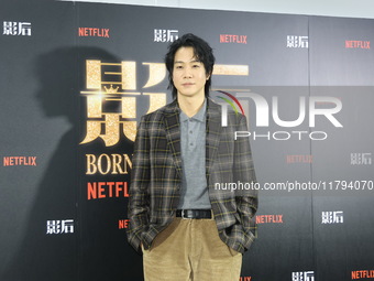 Actor Xue Shiling poses at a promotional event in Taipei, Taiwan province, China, on November 19, 2024. (