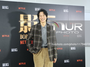 Actor Xue Shiling poses at a promotional event in Taipei, Taiwan province, China, on November 19, 2024. (