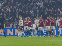 A penalty and VAR situation occurs during the UEFA Nations League Group match at Puskas Arena in Budapest, Hungary, on November 19, 2024. (