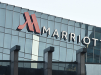 A Marriott International hotel is seen in Hangzhou, China, on November 20, 2024. (