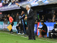 Jorge Fozati, head coach of Peru, is present during the match between Argentina and Peru at Alberto J. Armando - La Bombonera Stadium in Bue...