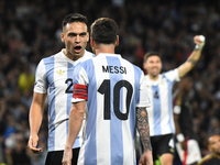 During the match between Argentina and Peru at Alberto J. Armando - La Bombonera Stadium, in Buenos Aires, Argentina, on November 19, (