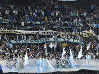 Argentina's fans gather before the match between Argentina and Peru at Alberto J. Armando - La Bombonera Stadium in Buenos Aires, Argentina,...