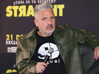 Oscar Uriel attends the press conference to promote the movie ''Straight'' at Cinepolis Plaza Carso in Mexico City, Mexico, on November 19,...