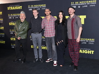 (L-R) Oscar Uriel, Scott Elmegreen, Alejandro Speitzer, Barbara Lopez, and Marcelo Tobar attend the press conference to promote the movie ''...