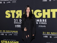 Barbara Lopez attends the press conference to promote the movie ''Straight'' at Cinepolis Plaza Carso in Mexico City, Mexico, on November 19...