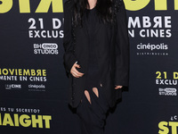 Barbara Lopez attends the press conference to promote the movie ''Straight'' at Cinepolis Plaza Carso in Mexico City, Mexico, on November 19...