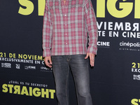 Alejandro Speitzer attends the press conference to promote the movie ''Straight'' at Cinepolis Plaza Carso in Mexico City, Mexico, on Novemb...