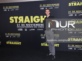 Scott Elmegreen attends the press conference to promote the movie ''Straight'' at Cinepolis Plaza Carso in Mexico City, Mexico, on November...