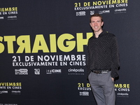 Scott Elmegreen attends the press conference to promote the movie ''Straight'' at Cinepolis Plaza Carso in Mexico City, Mexico, on November...