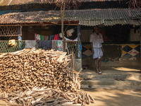 A tribal man is at his home in Durgapur, Netrokona, Bangladesh, on November 17, 2024. (