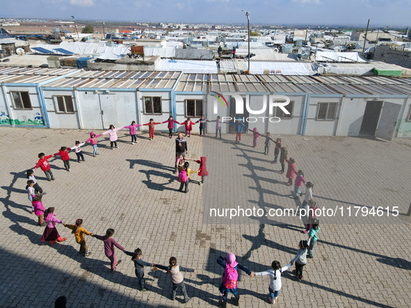 Children In Northern Syria Face Harsh Humanitarian And Living Conditions That Have Significantly Impacted Their Education. The Photos Depict...