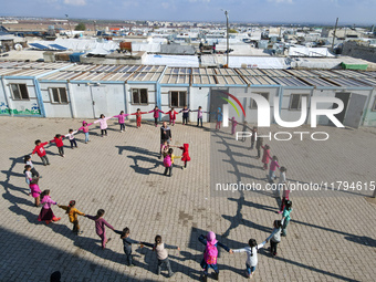 Children In Northern Syria Face Harsh Humanitarian And Living Conditions That Have Significantly Impacted Their Education. The Photos Depict...