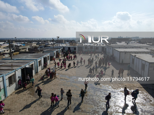 Children In Northern Syria Face Harsh Humanitarian And Living Conditions That Have Significantly Impacted Their Education. The Photos Depict...