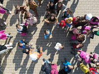 Children In Northern Syria Face Harsh Humanitarian And Living Conditions That Have Significantly Impacted Their Education. The Photos Depict...