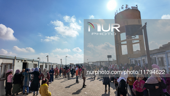 Children In Northern Syria Face Harsh Humanitarian And Living Conditions That Have Significantly Impacted Their Education. The Photos Depict...