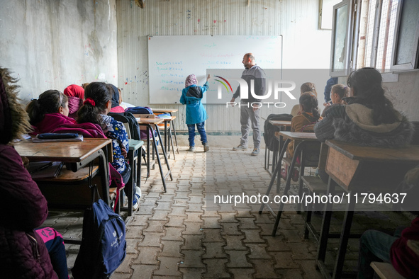 Children In Northern Syria Face Harsh Humanitarian And Living Conditions That Have Significantly Impacted Their Education. The Photos Depict...