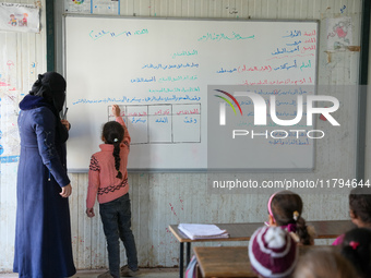 Children In Northern Syria Face Harsh Humanitarian And Living Conditions That Have Significantly Impacted Their Education. The Photos Depict...