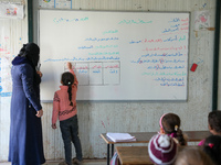 Children In Northern Syria Face Harsh Humanitarian And Living Conditions That Have Significantly Impacted Their Education. The Photos Depict...