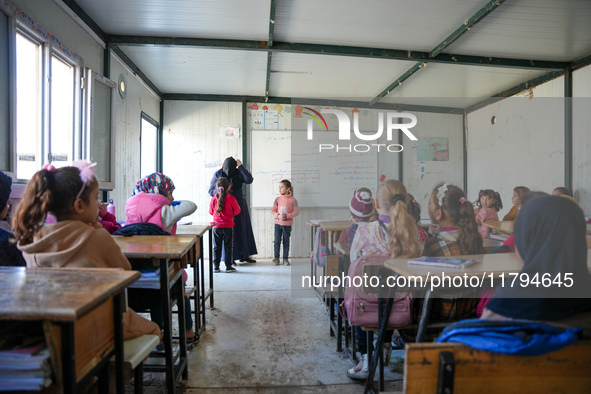 Children In Northern Syria Face Harsh Humanitarian And Living Conditions That Have Significantly Impacted Their Education. The Photos Depict...