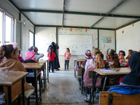 Children In Northern Syria Face Harsh Humanitarian And Living Conditions That Have Significantly Impacted Their Education. The Photos Depict...