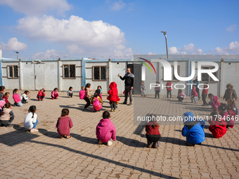 Children In Northern Syria Face Harsh Humanitarian And Living Conditions That Have Significantly Impacted Their Education. The Photos Depict...