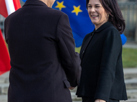 Radoslaw Sikorski (Poland's Minister of Foreign Affairs), Annalena Baerbock (Germany's Minister of Foreign Affairs) during meeting of the Fo...