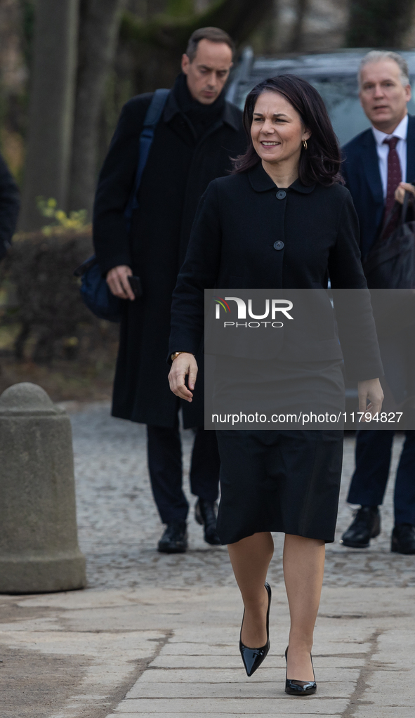 Annalena Baerbock (Germany's Minister of Foreign Affairs) during meeting of the Foreign Ministers of the EU Big Five in Warsaw, Poland on No...