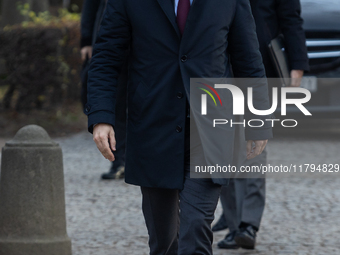 Jean Noel Barrot (France's Minister of Foreign Affairs) during meeting of the Foreign Ministers of the EU Big Five in Warsaw, Poland on Nove...