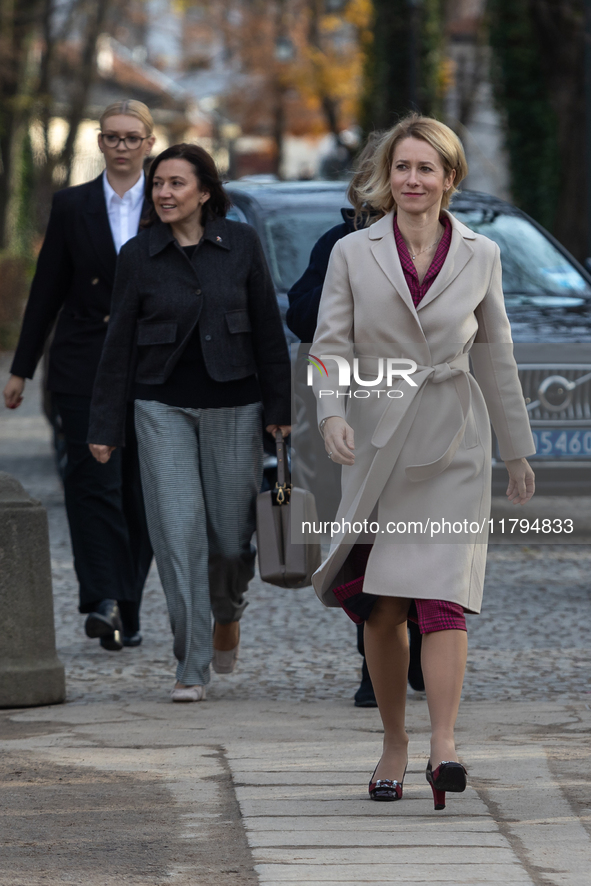 Kaja Kallas (nominated as High Representative of the Union for Foreign Affairs and Security Policy) during meeting of the Foreign Ministers...