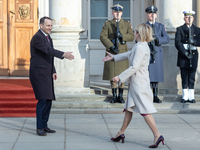 Radoslaw Sikorski (Poland's Minister of Foreign Affairs), Kaja Kallas (nominated as High Representative of the Union for Foreign Affairs and...