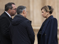 First Lady of Ukraine Olena Zelenska attends Pope Francis' weekly general audience in St. Peter's Square in Vatican City on November 20, 202...