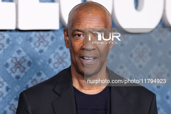 Denzel Washington arrives at the Los Angeles Premiere Of Netflix's 'The Piano Lesson' held at The Egyptian Theatre Hollywood on November 19,...