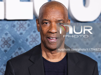 Denzel Washington arrives at the Los Angeles Premiere Of Netflix's 'The Piano Lesson' held at The Egyptian Theatre Hollywood on November 19,...