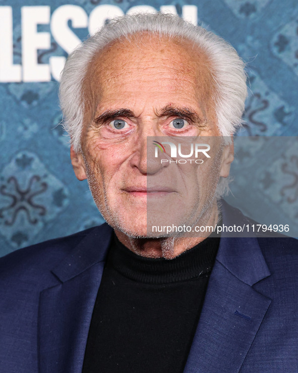 Joe Cortese arrives at the Los Angeles Premiere Of Netflix's 'The Piano Lesson' held at The Egyptian Theatre Hollywood on November 19, 2024...