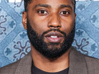 John David Washington arrives at the Los Angeles Premiere Of Netflix's 'The Piano Lesson' held at The Egyptian Theatre Hollywood on November...