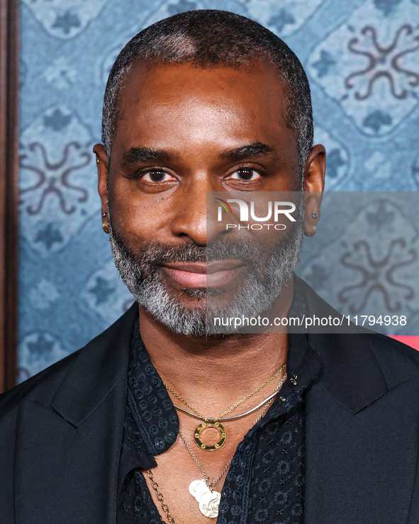 Lawrence Davis arrives at the Los Angeles Premiere Of Netflix's 'The Piano Lesson' held at The Egyptian Theatre Hollywood on November 19, 20...