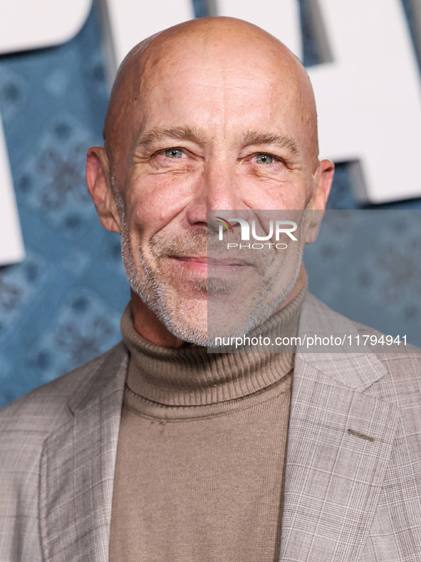 David J. Bomba arrives at the Los Angeles Premiere Of Netflix's 'The Piano Lesson' held at The Egyptian Theatre Hollywood on November 19, 20...