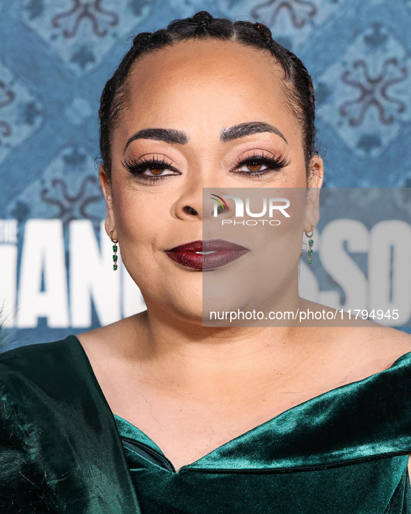 Jenny Garner arrives at the Los Angeles Premiere Of Netflix's 'The Piano Lesson' held at The Egyptian Theatre Hollywood on November 19, 2024...