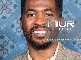 Trell Thomas arrives at the Los Angeles Premiere Of Netflix's 'The Piano Lesson' held at The Egyptian Theatre Hollywood on November 19, 2024...