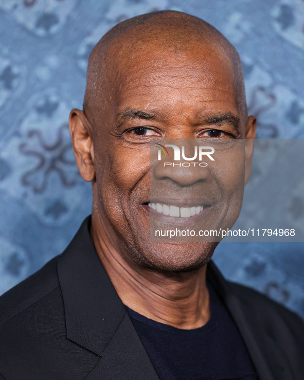 Denzel Washington arrives at the Los Angeles Premiere Of Netflix's 'The Piano Lesson' held at The Egyptian Theatre Hollywood on November 19,...