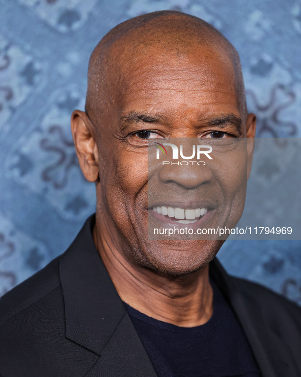 Denzel Washington arrives at the Los Angeles Premiere Of Netflix's 'The Piano Lesson' held at The Egyptian Theatre Hollywood on November 19,...