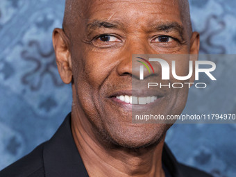 Denzel Washington arrives at the Los Angeles Premiere Of Netflix's 'The Piano Lesson' held at The Egyptian Theatre Hollywood on November 19,...