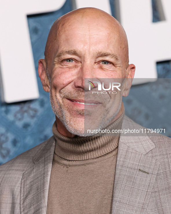 David J. Bomba arrives at the Los Angeles Premiere Of Netflix's 'The Piano Lesson' held at The Egyptian Theatre Hollywood on November 19, 20...