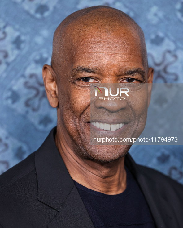 Denzel Washington arrives at the Los Angeles Premiere Of Netflix's 'The Piano Lesson' held at The Egyptian Theatre Hollywood on November 19,...