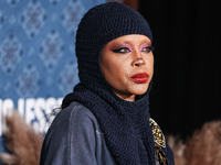 Erykah Badu arrives at the Los Angeles Premiere Of Netflix's 'The Piano Lesson' held at The Egyptian Theatre Hollywood on November 19, 2024...