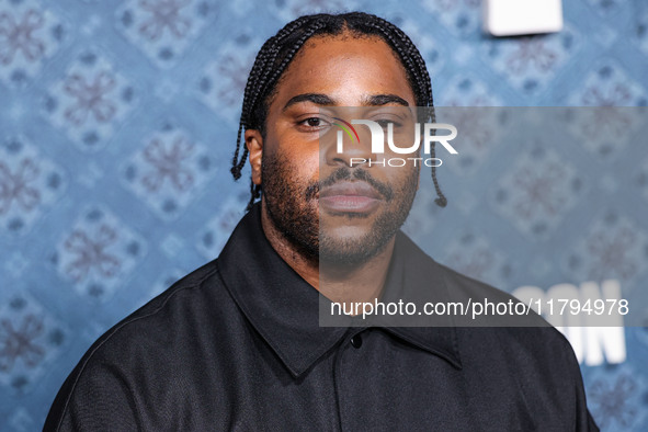 Malcolm Washington arrives at the Los Angeles Premiere Of Netflix's 'The Piano Lesson' held at The Egyptian Theatre Hollywood on November 19...