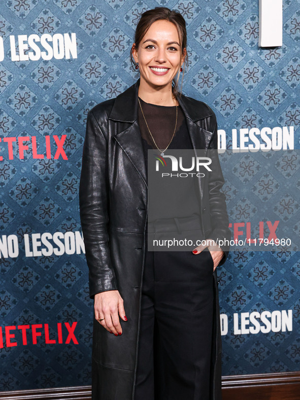 Antonia Desplat arrives at the Los Angeles Premiere Of Netflix's 'The Piano Lesson' held at The Egyptian Theatre Hollywood on November 19, 2...